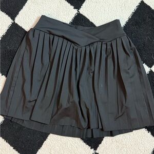 Black Pleated Women's Skort
